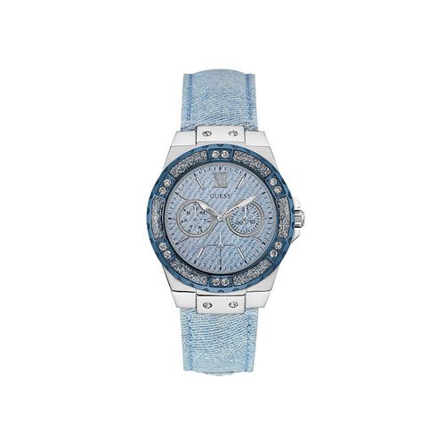 Relógio Feminino GUESS Modelo U0775L1 Pulseira em Couro / a Prova D' Água