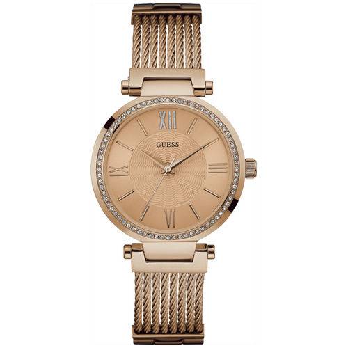 Relógio Feminino Guess Rose Pulseira Náutica 92580LPGVRA4