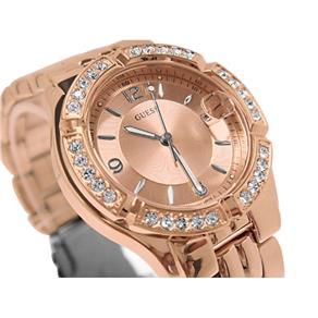 Relógio Feminino Guess Rose Tom Ouro Dourado Dazzling Midsize Guess U11069L1