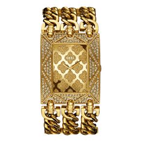 Relógio Feminino Guess Tom Ouro Dourado Glitz Chain-Link Watch