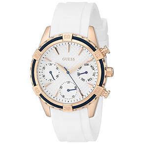 Relógio Feminino Guess White, Blue And Rose Tom Ouro Dourado Sport Watch