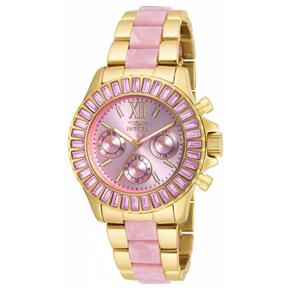 Relógio Feminino Invicta Modelo 17493 Angel Pink - a Prova D`Água