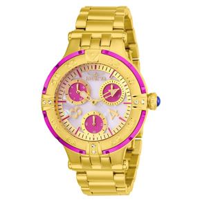 Relógio Feminino Invicta Modelo 26141 Subaqua - a Prova D`água - Dourado