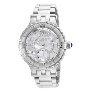 Relógio Feminino Invicta Modelo 26139 Subaqua - a Prova D` Água - Prata