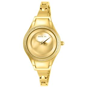 Relógio Feminino Invicta Modelo 26766 Angel Dourado - a Prova D`água