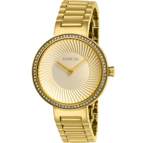 Relógio Feminino Invicta Modelo 27001 Specialty Dourado - a Prova D'água