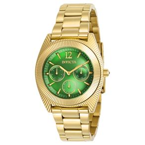 Relógio Feminino Invicta Modelo 23749 Angel Verde - a Prova D`água