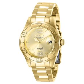 Relógio Feminino Invicta Modelo 28680 Angel - a Prova D`água - Dourado