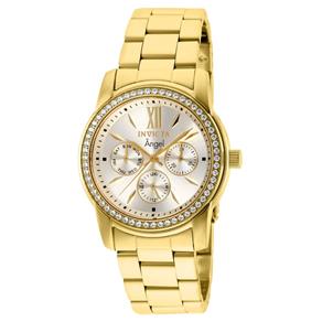 Relógio Feminino Invicta Modelo 28688 Angel - a Prova D`água - Dourado