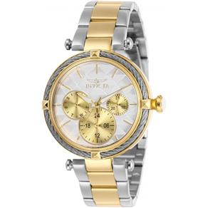 Relógio Feminino Invicta Modelo 28960 Pulseira em Metal / a Prova D` Água