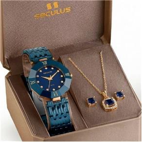 Relógio Feminino Ip Blue Seculus Analógico 23529LPSVEQ1K1