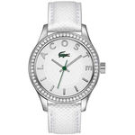 Relógio Feminino Lacoste Modelo 2000796 Pulseira em Couro / a Prova D' Água