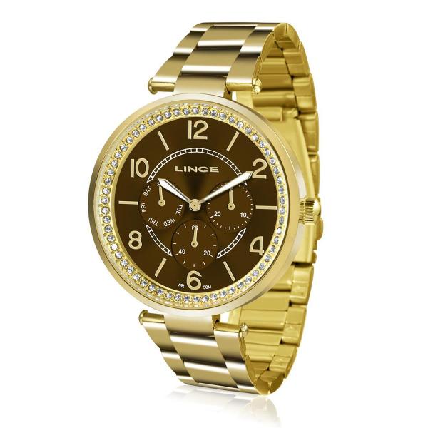 Relógio Feminino Lince Analógico LMGJ068L M2KX Dourado