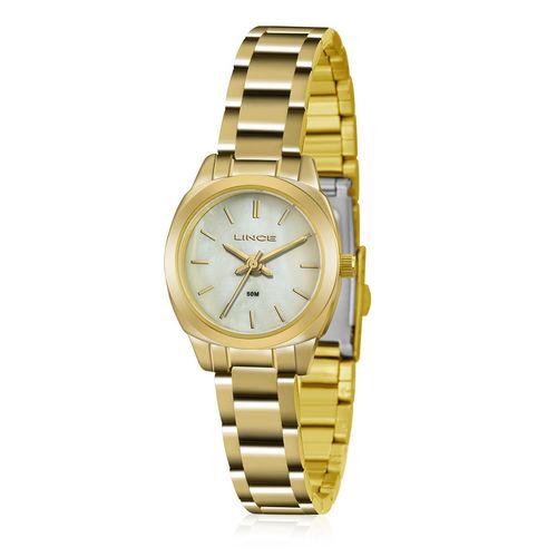 Relógio Feminino Lince Analógico LRG4436L B1KX Dourado