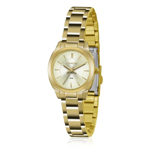 Relógio Feminino Lince Analógico LRG4436L C1KX Dourado