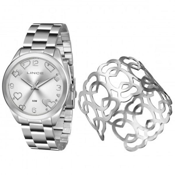 Relógio Feminino Lince Analógico LRM4392L K197 Kit Bracelete