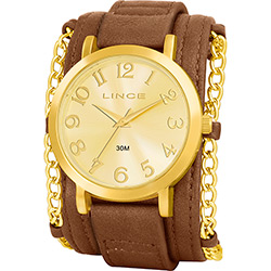 Relógio Feminino Lince Analógico Marrom LRC4229L C2MK