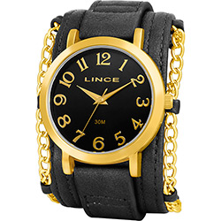 Relógio Feminino Lince Analógico Preto LRC4229L P2PK