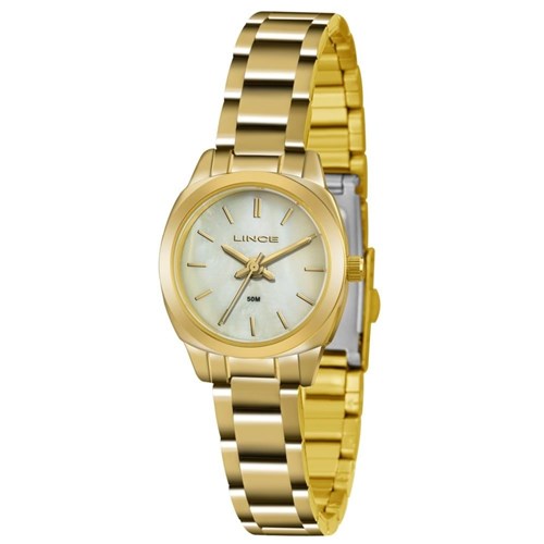 Relógio Feminino Lince Clássico Lrg4436l B1kx Dourado