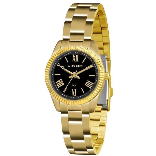 Relógio Feminino Lince Clássico Lrg4492l P3kx - Dourado