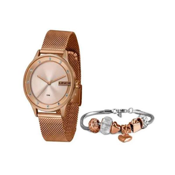 Relógio Feminino Lince com Pulseira Rose Lrr4623L Ke28R1Rx