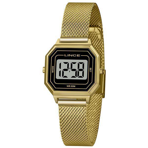 Relógio Feminino Lince Digital Clássico Dourado SDPH127L BXKX - Lince (Orient)
