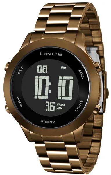 Relogio Feminino Lince Digital Marron SDPH084L-PXNX