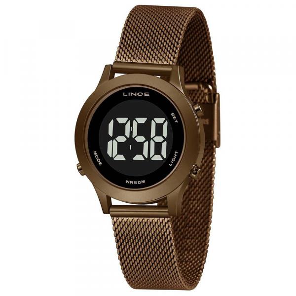 Relogio Feminino Lince Digital Marron SDPH114L-PXNX