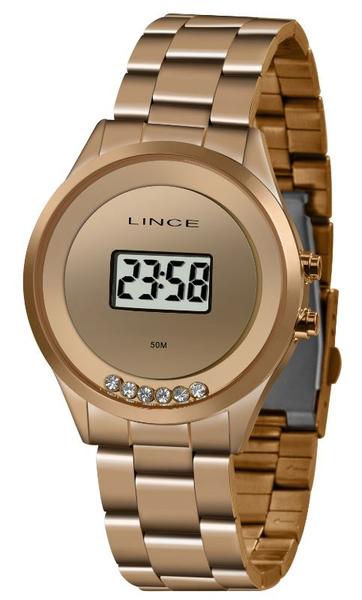 Relógio Feminino Lince Digital Rose Gold