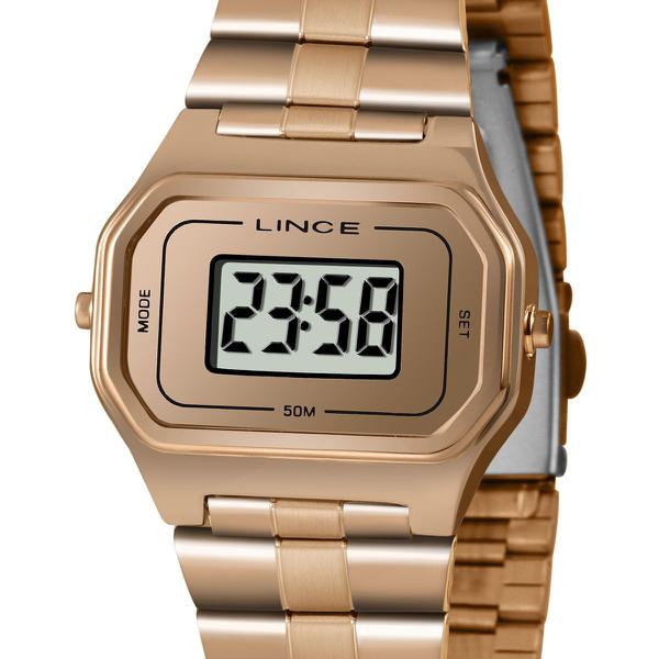 Relogio Feminino Lince Digital SDR4609L BXRX Rose