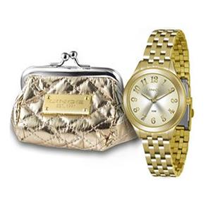 Relogio Feminino Lince Dourado Banhado LRG4369L-K181C2KX