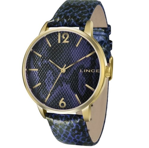 Relogio Feminino Lince Dourado Couro LRC605L D2DX