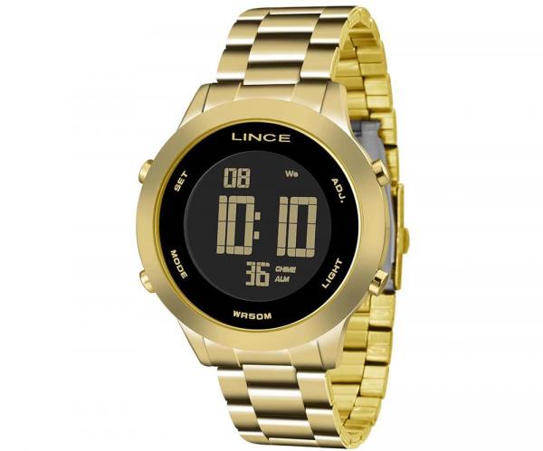 Relogio Feminino Lince Dourado Digital SDPH038L-PXKX