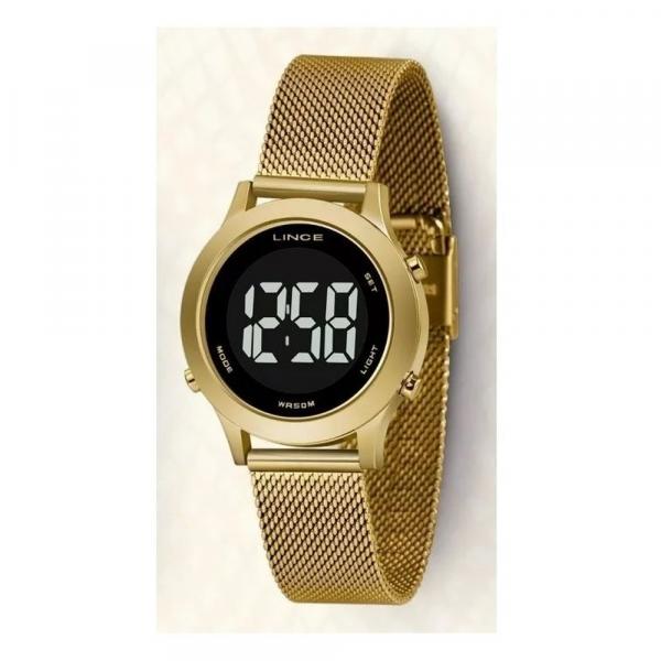 Relógio Feminino Lince Dourado Redondo Sdph110L Pxkx