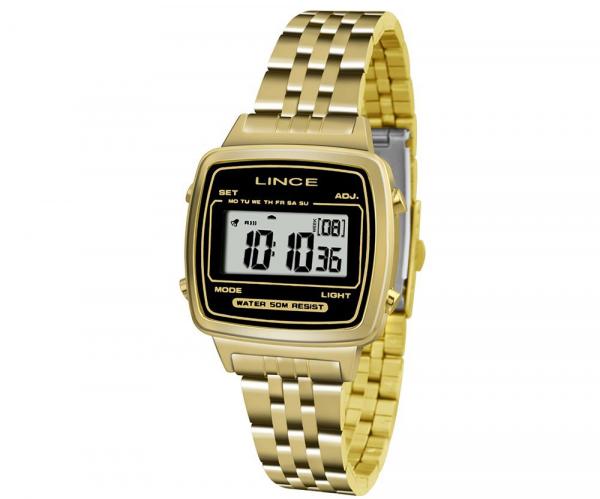 Relogio Feminino Lince Dourado SDPH040L-BPKX