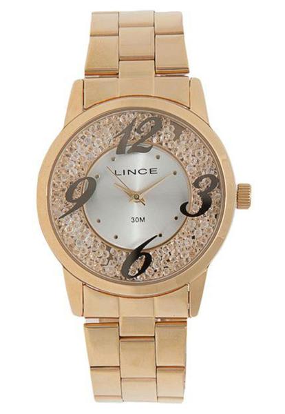 Relógio Feminino Lince Dourado