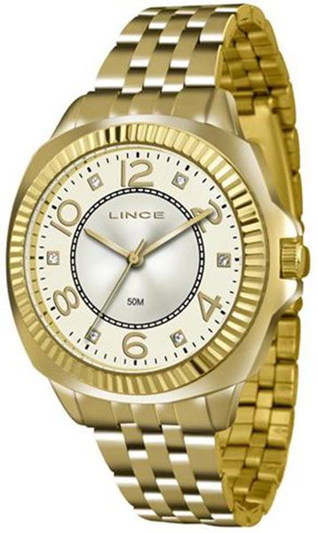 Relógio Feminino Lince Feminino Dourado Lrgj060l-c2kx