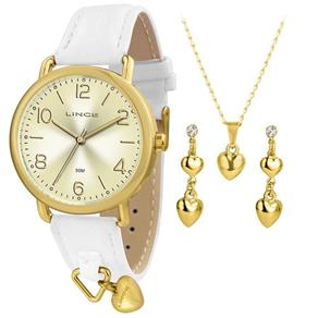 Relógio Feminino Lince Lrc4451l Kt59c2bk Dourado