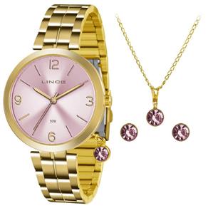 Relógio Feminino Lince Lrg4458l Kt70r2kx Dourado