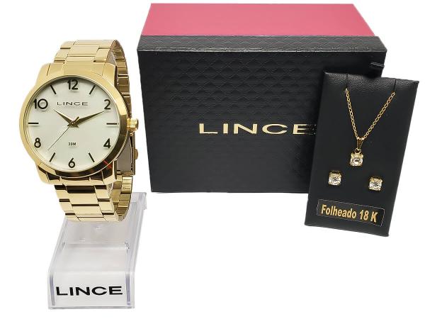 Relógio Feminino Lince Lrg4374l + Brinde