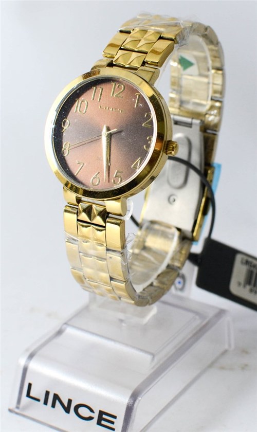 Relógio Feminino Lince Lrg4275L M2Kx (Dourado, Marrom)