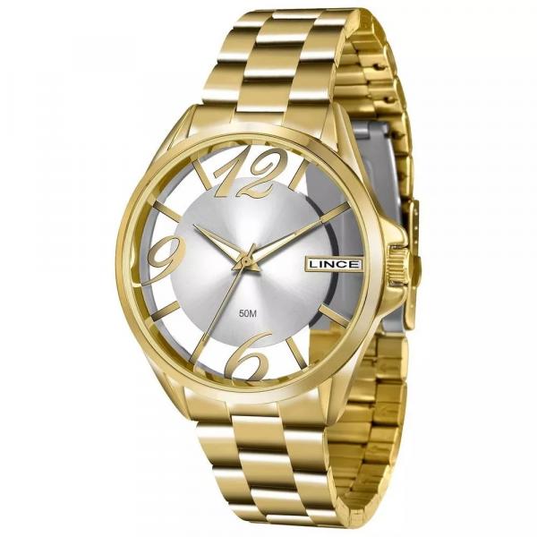 Relógio Feminino Lince LRG604L-S2KX 40 Mm Aço Dourado