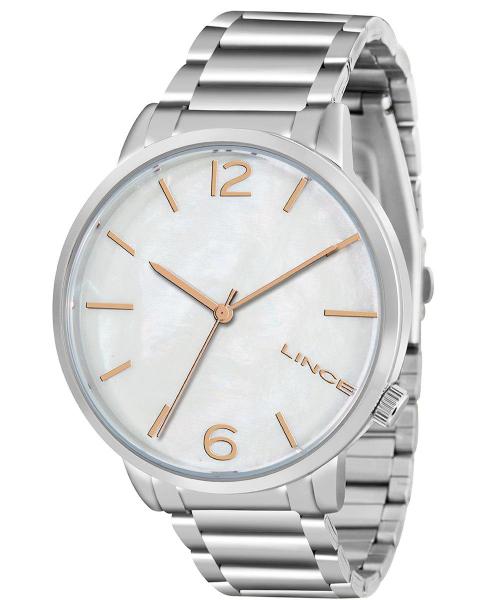 Relógio Feminino Lince LRTJ043L-B2SX 43mm Aço Prata