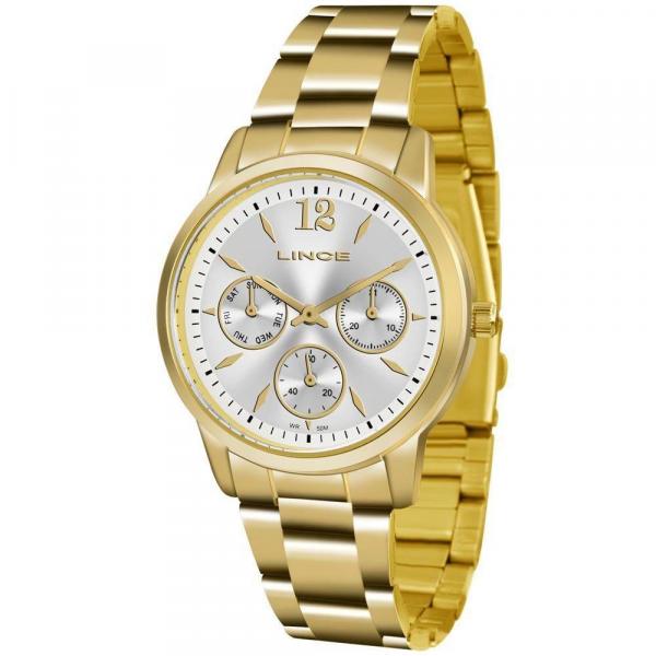 Relógio Feminino Lince Multifunção Lmgj069l B2kx Dourado