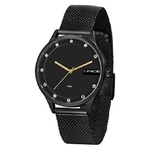 Relógio Feminino Lince Pulseira Aço 50m Lrn4623l-p1px Preto