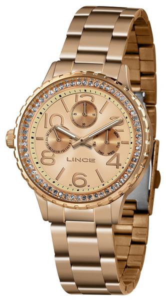 Relógio Feminino Lince Urban Multifunção Rose Gold