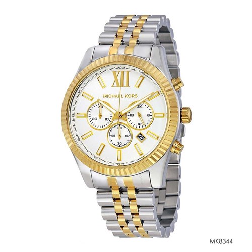 Relogio Feminino Michael Kors Bicolor MK8344/5KN - Branco