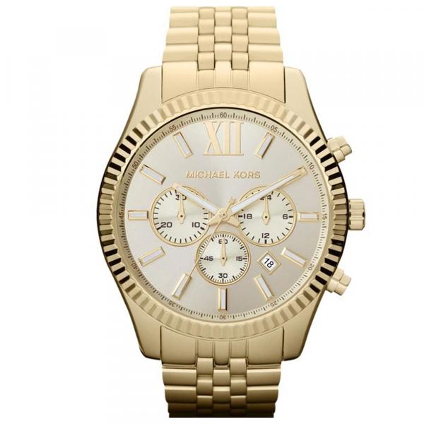 Relogio Feminino Michael Kors Cronografo Analogico - Omk8281/z - Dourado