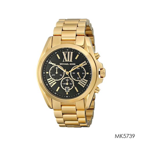 RELOGIO FEMININO MICHAEL KORS DOURADO MK5739/4PN - Preto