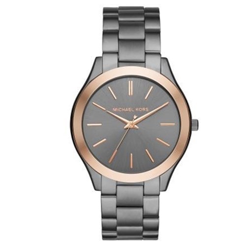 Relogio Feminino Michael Kors Fume e Rose Mk8576